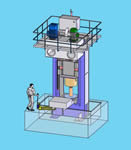 3D-CAD-Konstruktion einer hydraulischen Presse – KREKO Konstruktionsbüro Weinstadt